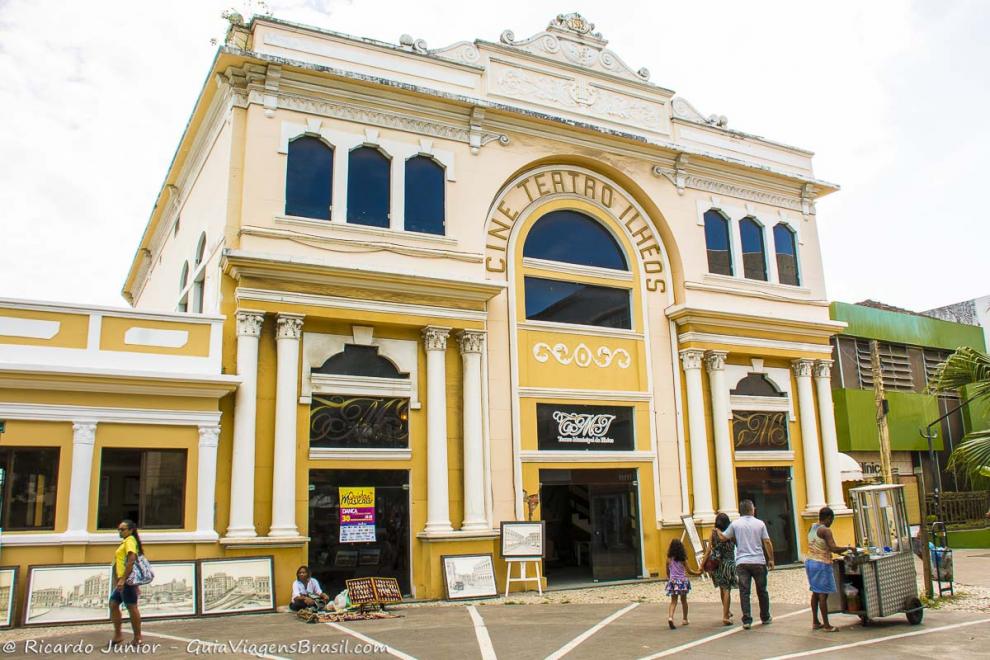 Imagem do histórico Cine Teatro Ilhéus.